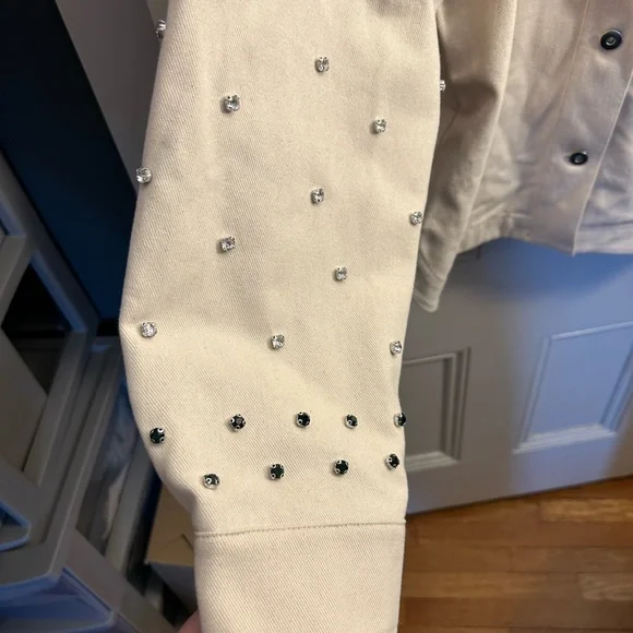 Zara Jewel Studded Button Down - Picture 8 of 9